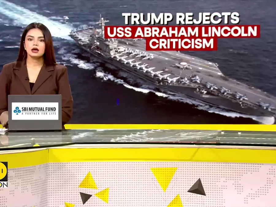 Trump defends USS Abraham Lincoln amid reports of crew and supply problems