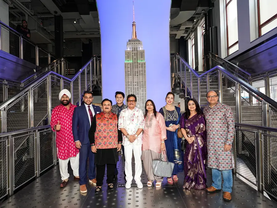 Gokuldham to NYC: Taarak Mehta cast lights up Empire State Building in Indian tricolour