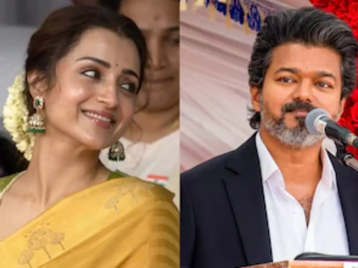 Trisha gets front seat at Independence Day event; DMK lashes out at Chief Minister Vijay Trisha gets front seat at Independence Day event; DMK lashes out at Chief Minister Vijay