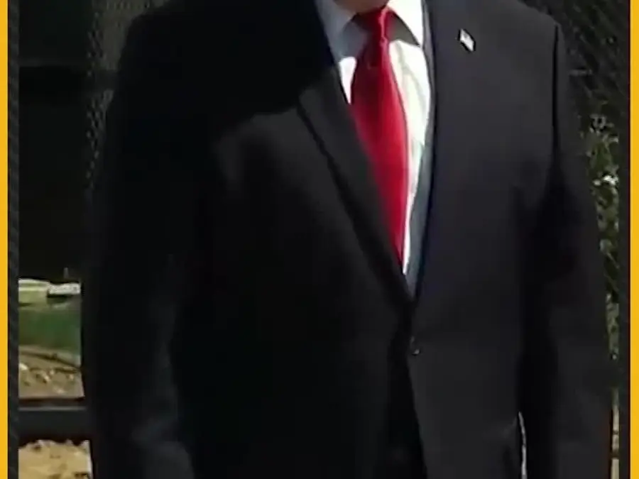 Trump Shows Off New White House Helipad Under Construction On South Lawn