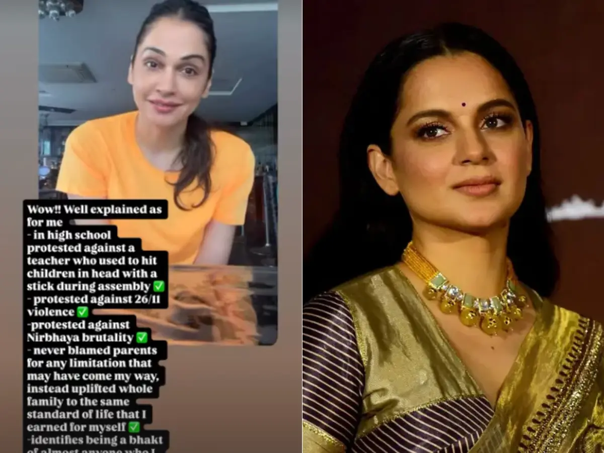 Kangana Ranaut backs Isha Koppikar over ‘Andhbhakt’ remark: ‘Wow well explained for me' Kangana Ranaut backs Isha Koppikar over ‘Andhbhakt’ remark: ‘Wow well explained for me'