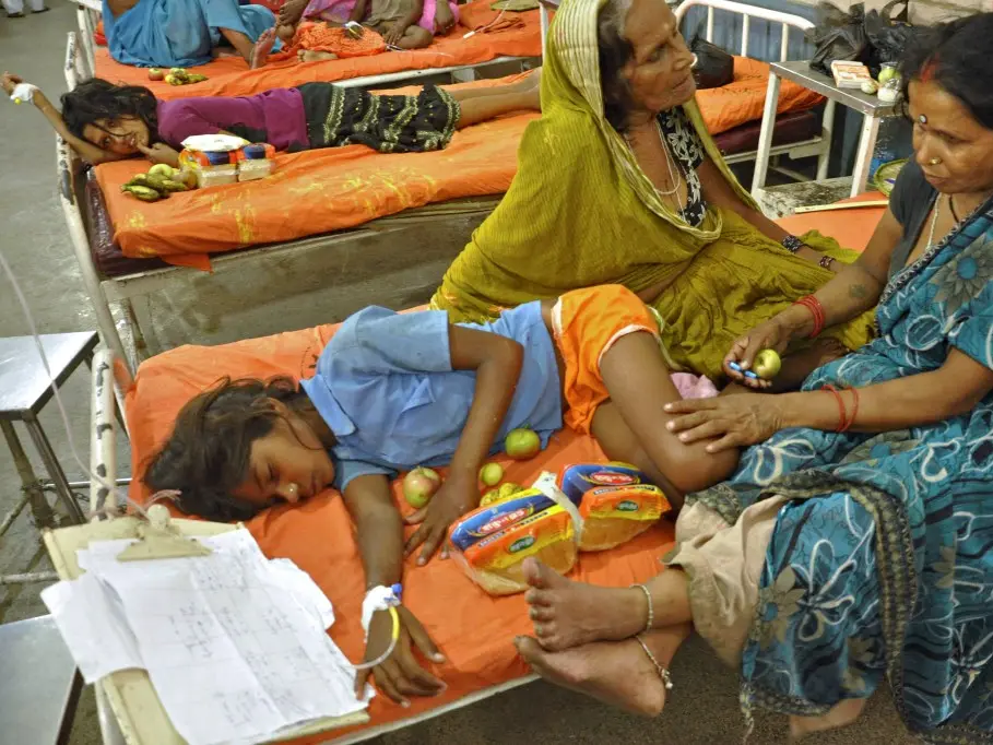 Nalanda mid-meal scare: 36 students fall ill after consuming meal contaminated with detergent Nalanda mid-meal scare: 36 students fall ill after consuming meal contaminated with detergent