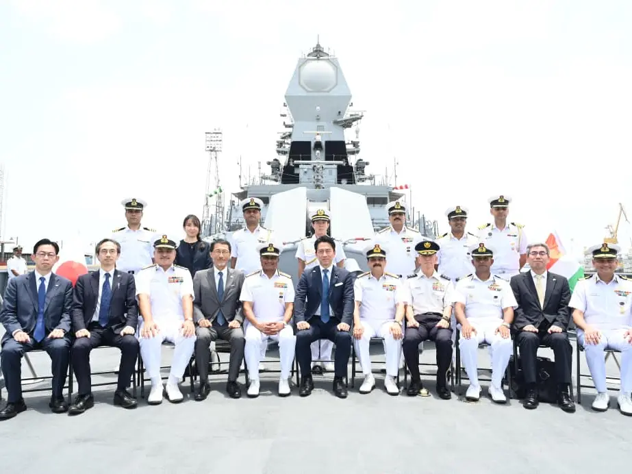 Japan’s defence minister visits Indian warship ahead of key Delhi talks Japan’s defence minister visits Indian warship ahead of key Delhi talks