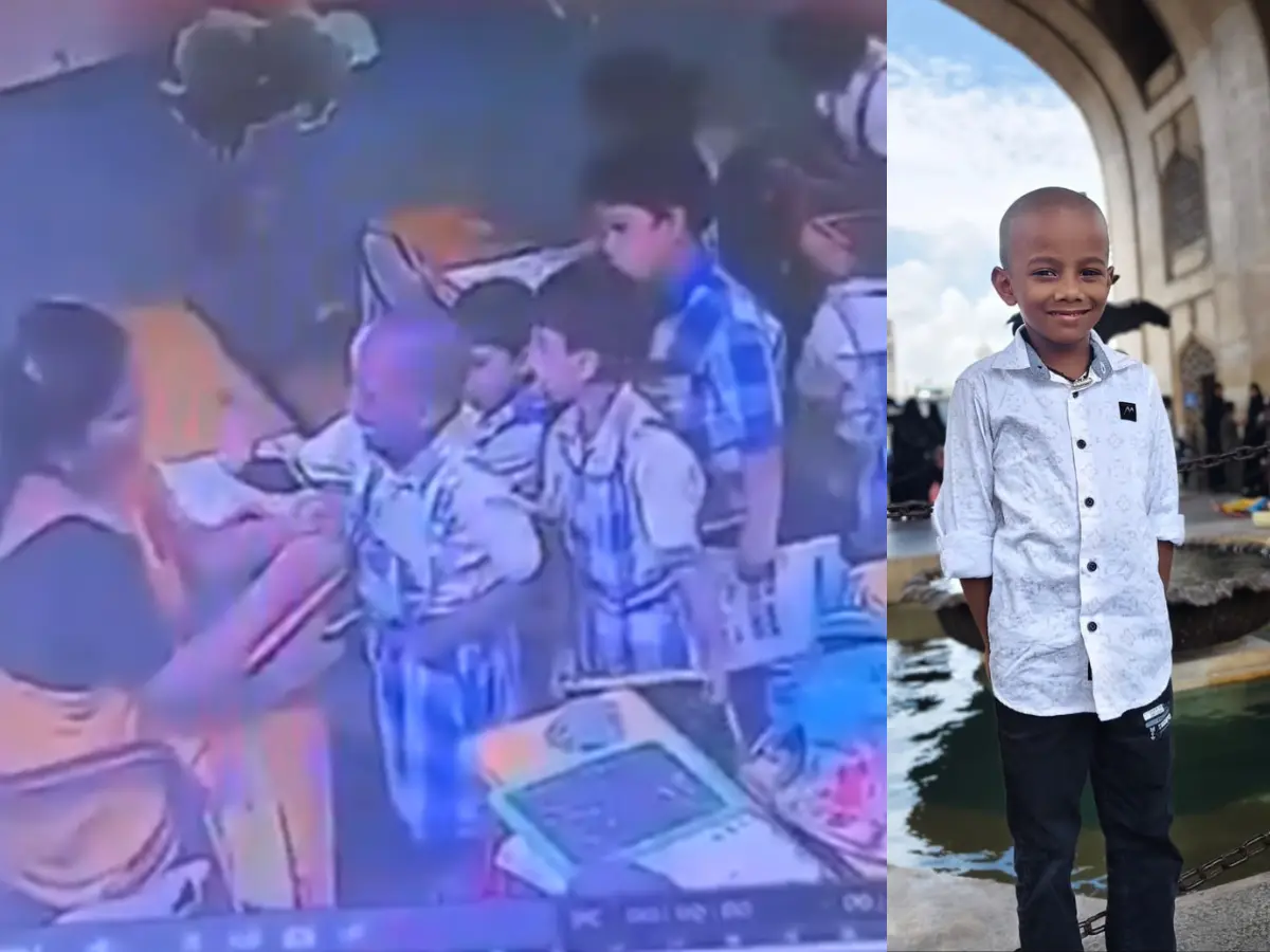 Tragedy in Visakhapatnam: Six-year-old collapses and dies after teacher slaps him in classroom Tragedy in Visakhapatnam: Six-year-old collapses and dies after teacher slaps him in classroom