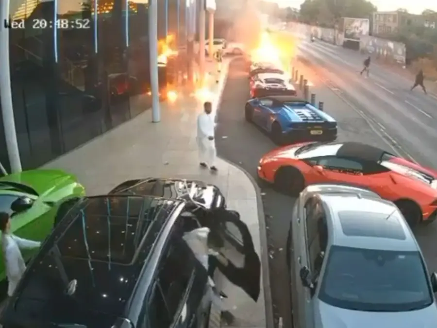 WATCH | Ferrari, McLaren petrol-bombed at Pakistani wedding in Birmingham, CCTV footage captures scary visuals