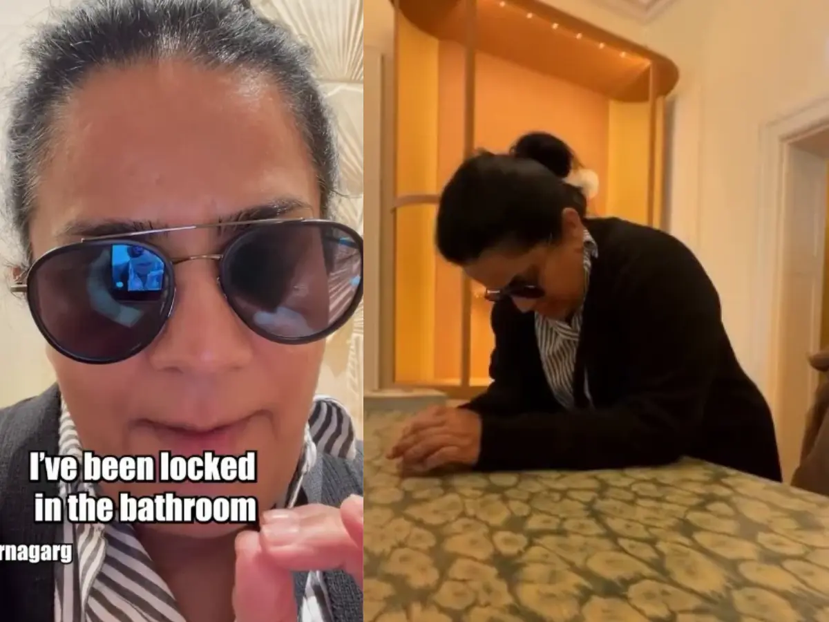 'Protect the door!?' Comedian Zarna Garg gets trapped in Hermès bathroom, slams staff behaviour 'Protect the door!?' Comedian Zarna Garg gets trapped in Hermès bathroom, slams staff behaviour