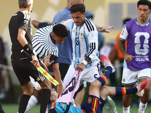 Paredes handed 10-game ban as FIFA suspends three Argentina players over World Cup final chaos Paredes handed 10-game ban as FIFA suspends three Argentina players over World Cup final chaos