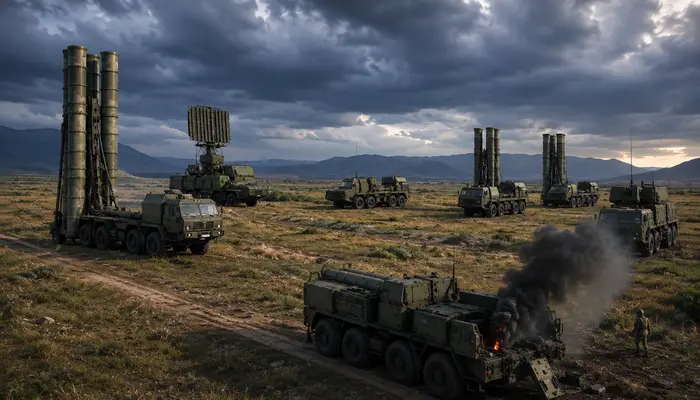 What happens if one vehicle in an S-400 battery breaks down?