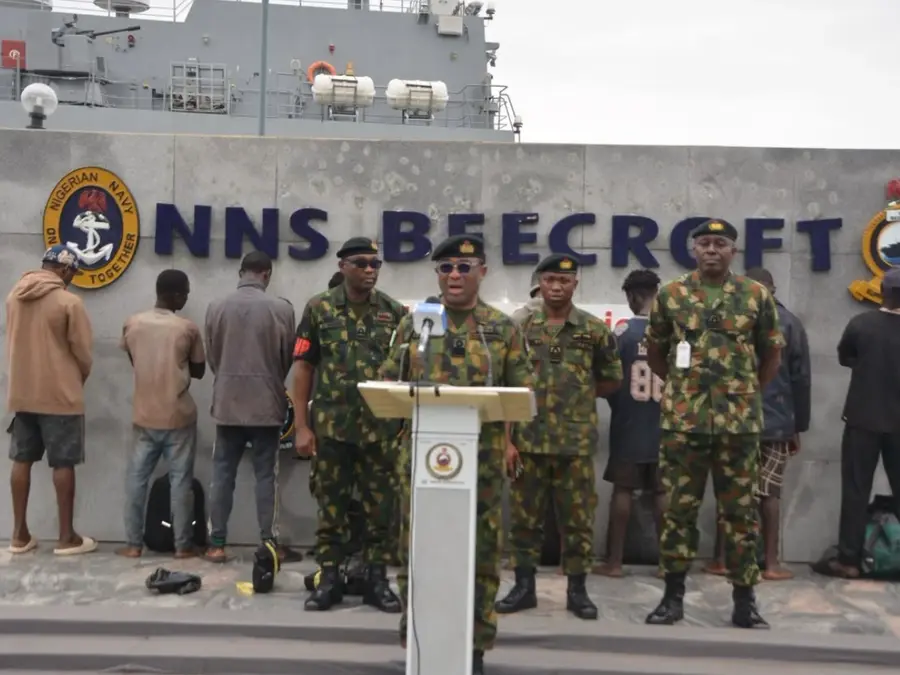 Nigerian Navy hands over nine suspected stowaways to immigration service