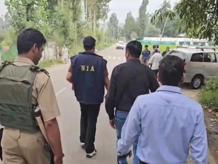 NIA conducts raids at three locations in Anantnag, South Kashmir NIA conducts raids at three locations in Anantnag, South Kashmir