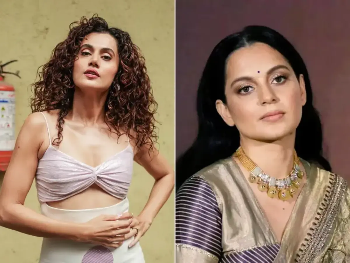Kangana Ranaut calls out Taapsee Pannu over ‘upbringing’ remark: 'Sasti copy is out' Kangana Ranaut calls out Taapsee Pannu over ‘upbringing’ remark: 'Sasti copy is out'