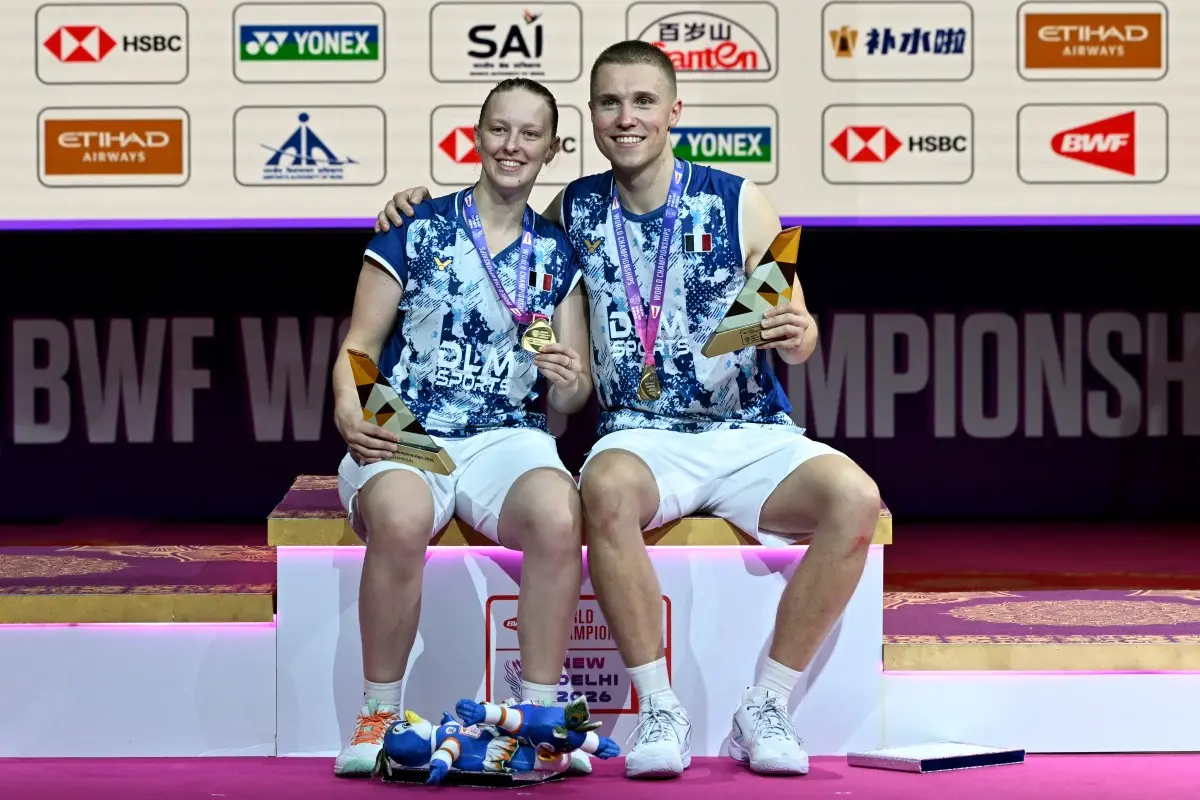 BWF World Championships: French pair Gicquel and Delrue crowned world champions in mixed doubles