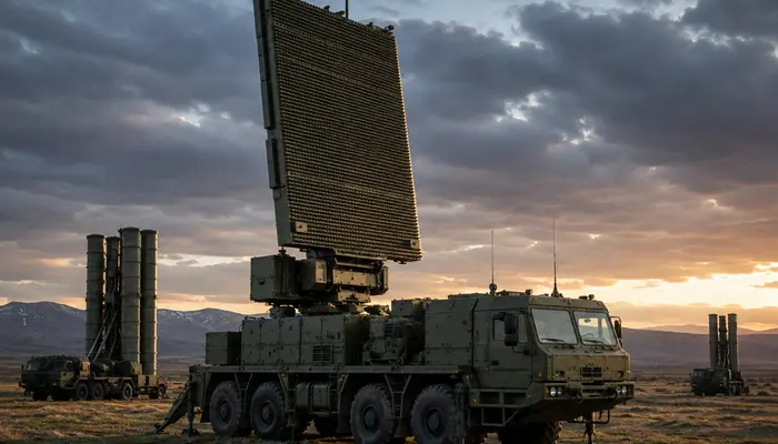How long can S-400 radar remain active?