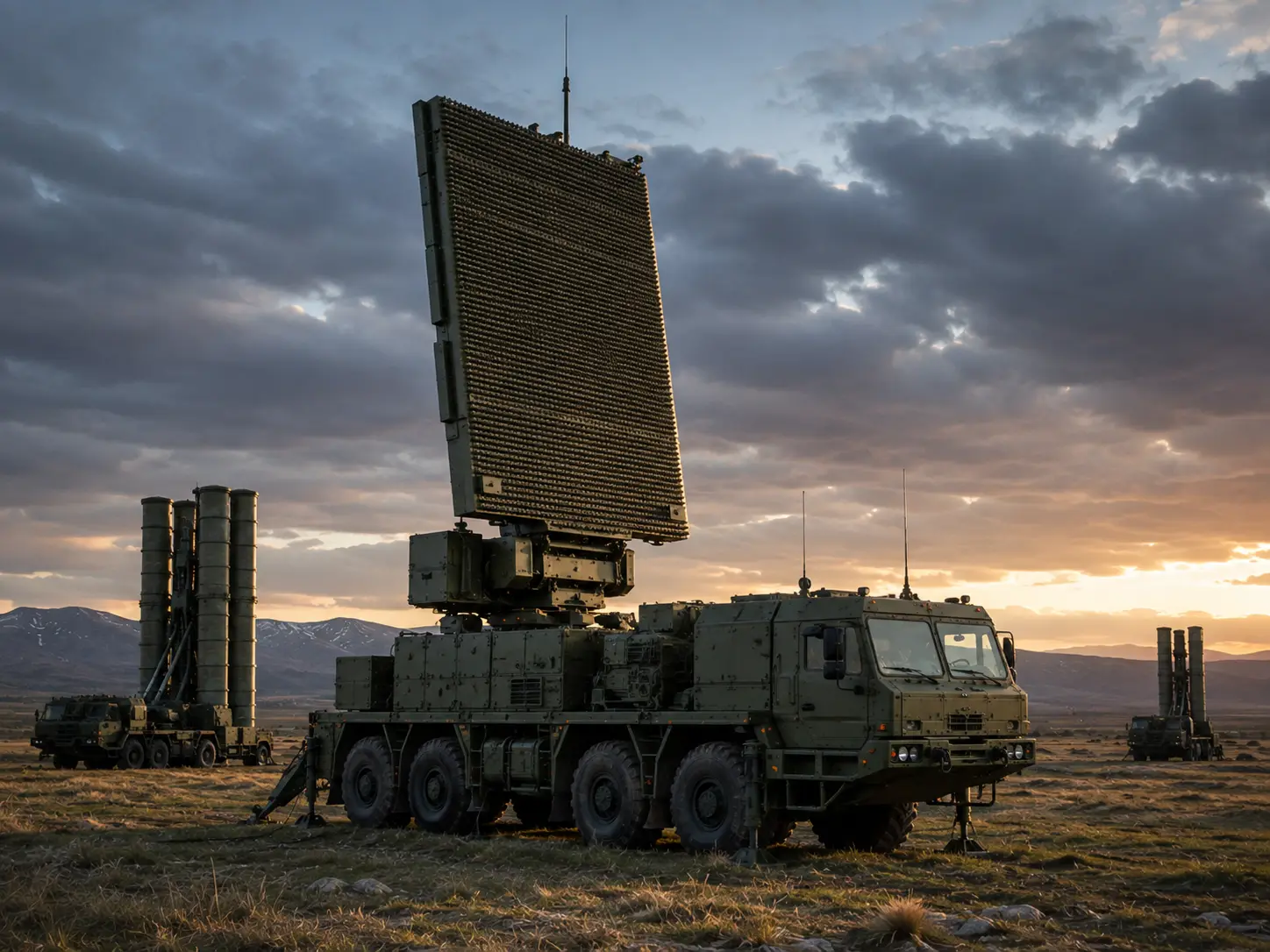 How long can S-400 radar remain active?