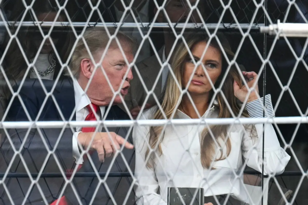 'I can't take any more':Trump and Melania arguing over Natalie Harp at 250 Grand Prix?