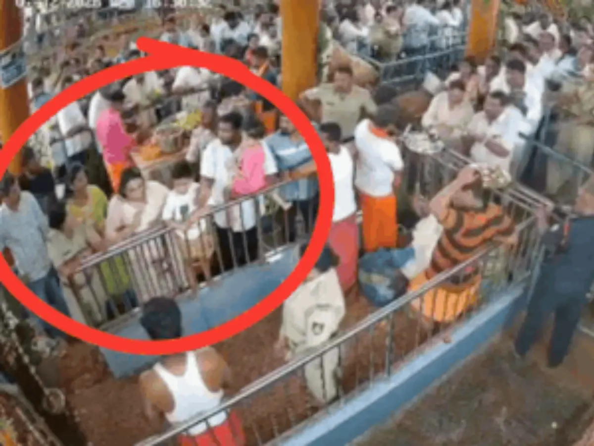 Karnataka BJP MLA's daughter slaps woman cop at temple, officer hits back | Watch