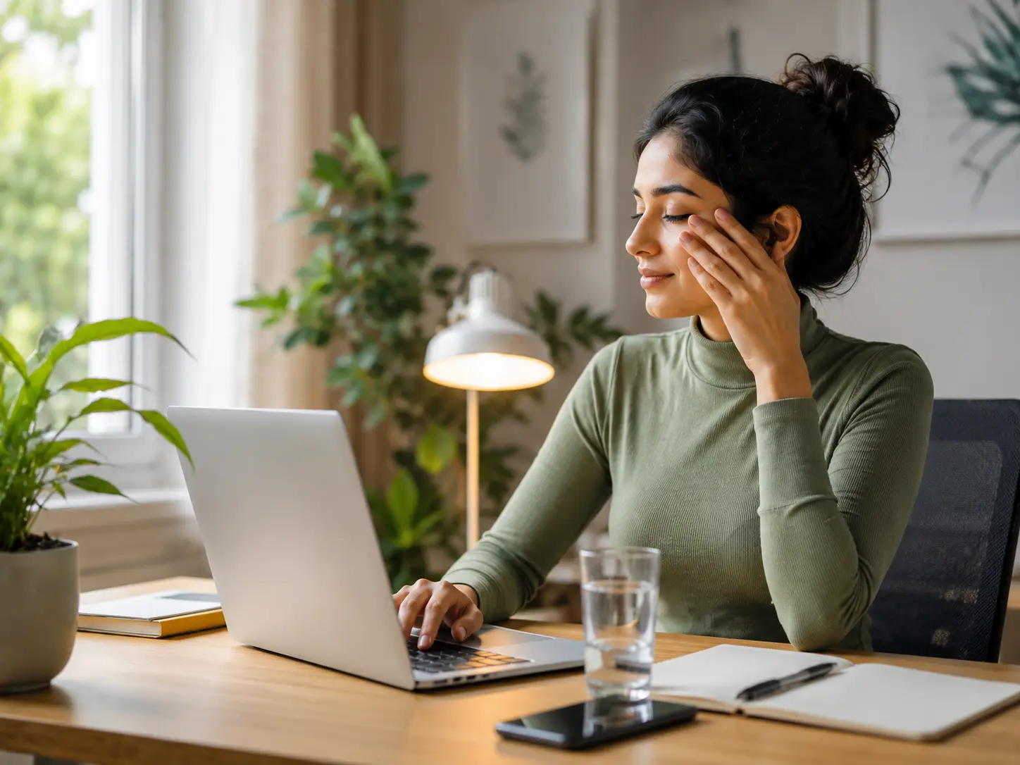 How can you keep your eyes healthy while using screens?