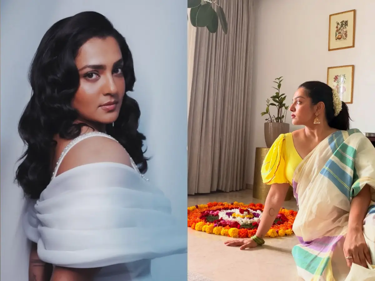 Parvathy Thiruvothu celebrates a 'special' Onam with parents, shares glimpses of Sadya and pookalam
