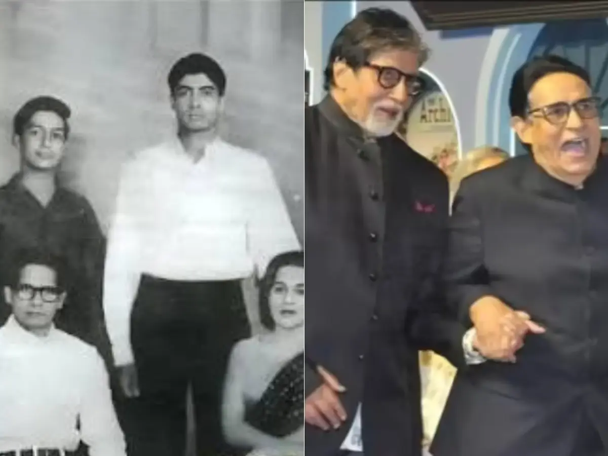 Amitabh Bachchan and Ajitabh Bachchan