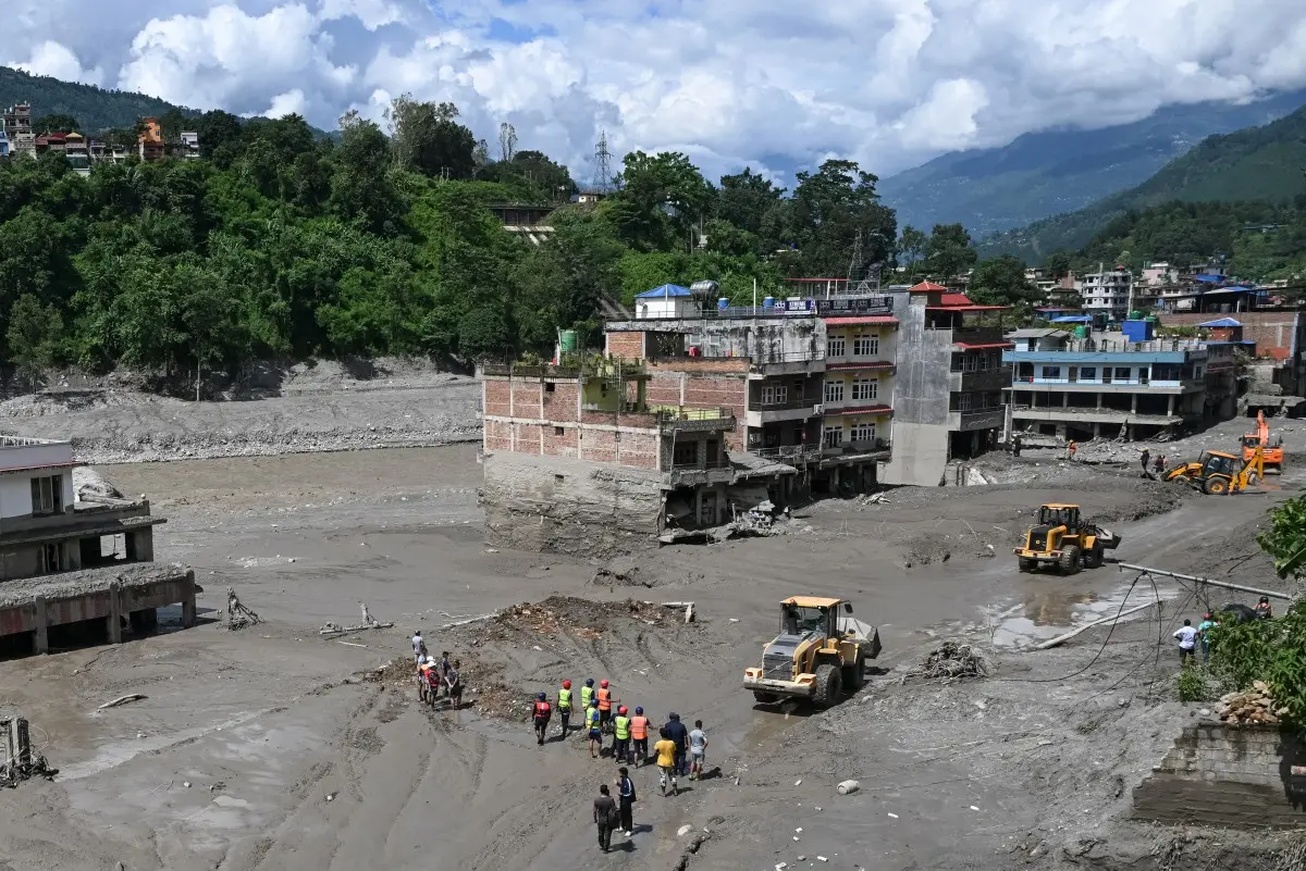 ‘Luckily, I was stuck in a mango tree’: Nepal flood survivor recalls brush with death