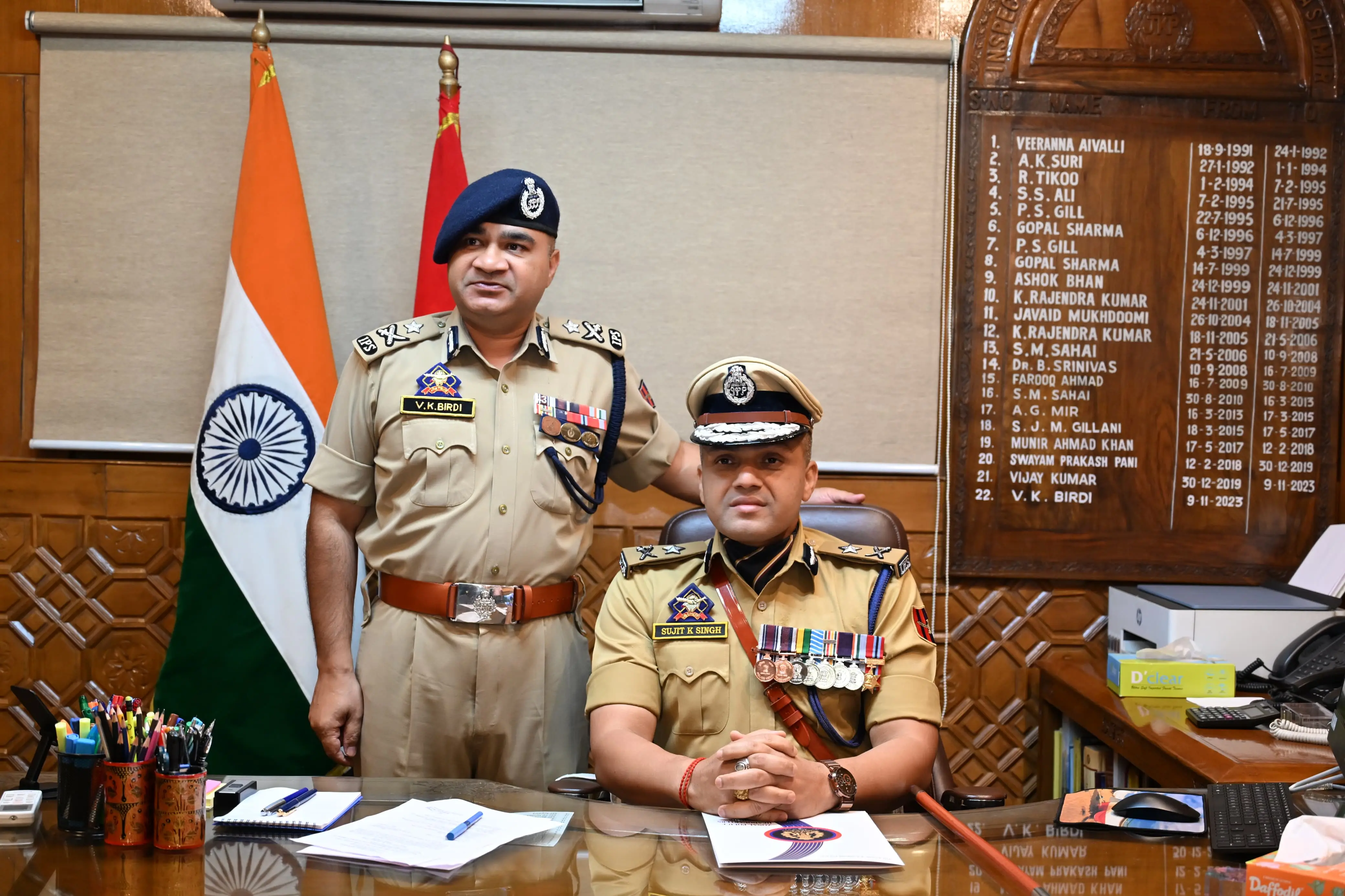 Sujit Kumar appointed IGP Kashmir; Tejinder Singh gets Jammu Zone charge