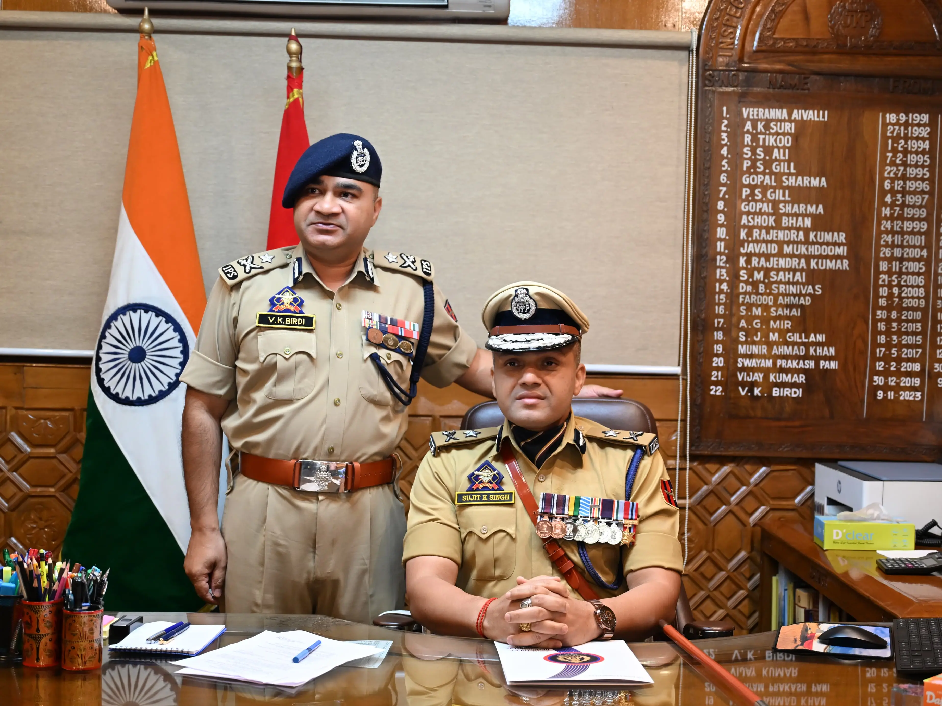 Sujit Kumar appointed IGP Kashmir; Tejinder Singh gets Jammu Zone charge Sujit Kumar appointed IGP Kashmir; Tejinder Singh gets Jammu Zone charge