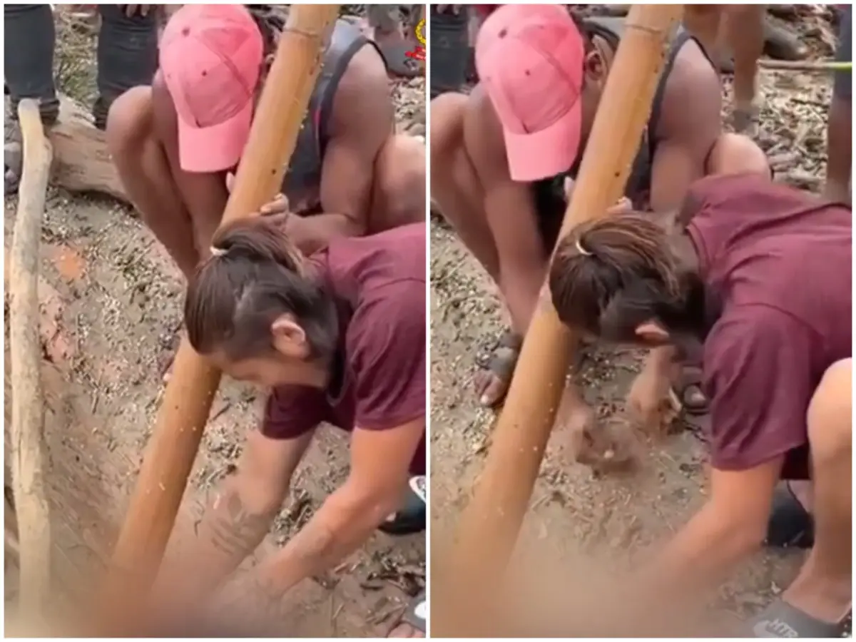 Caught on cam: Two arrested for stealing gold earrings from flood victim's body in Nepal