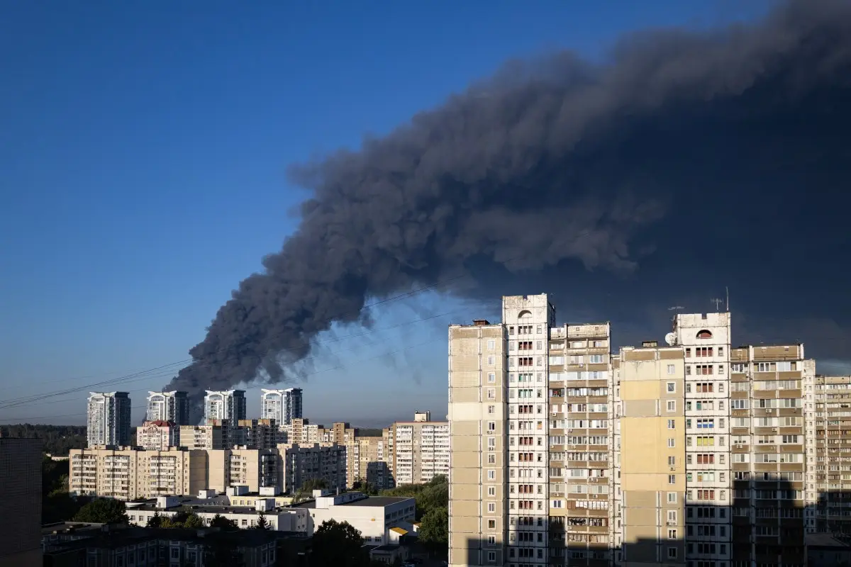 Russia drone attack near Kyiv kills at least 27, several injured in warehouse explosion