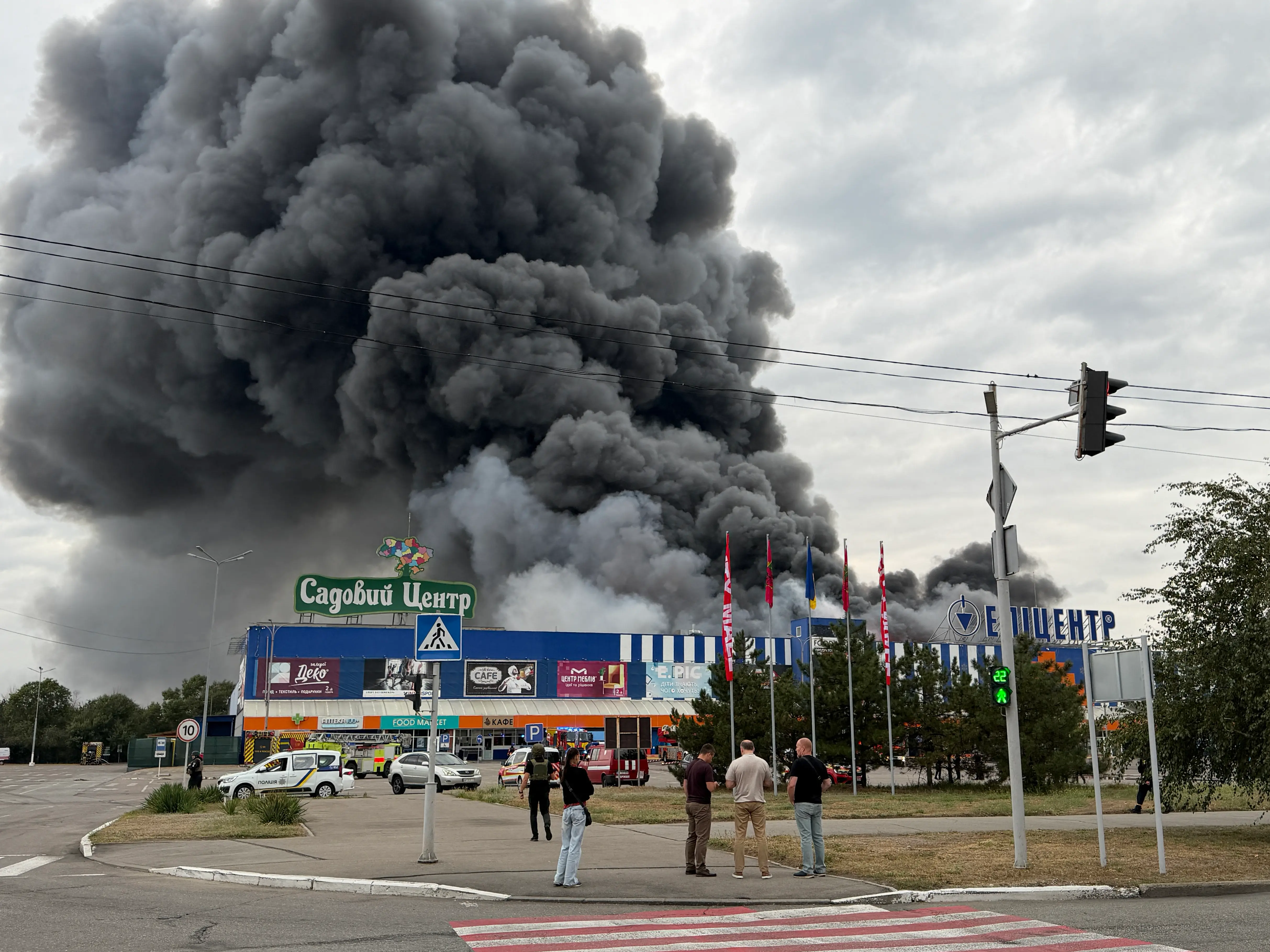 Russian strike kills 27 in Kyiv, Zelensky says military weapons stored at site Russian strike kills 27 in Kyiv, Zelensky says military weapons stored at site