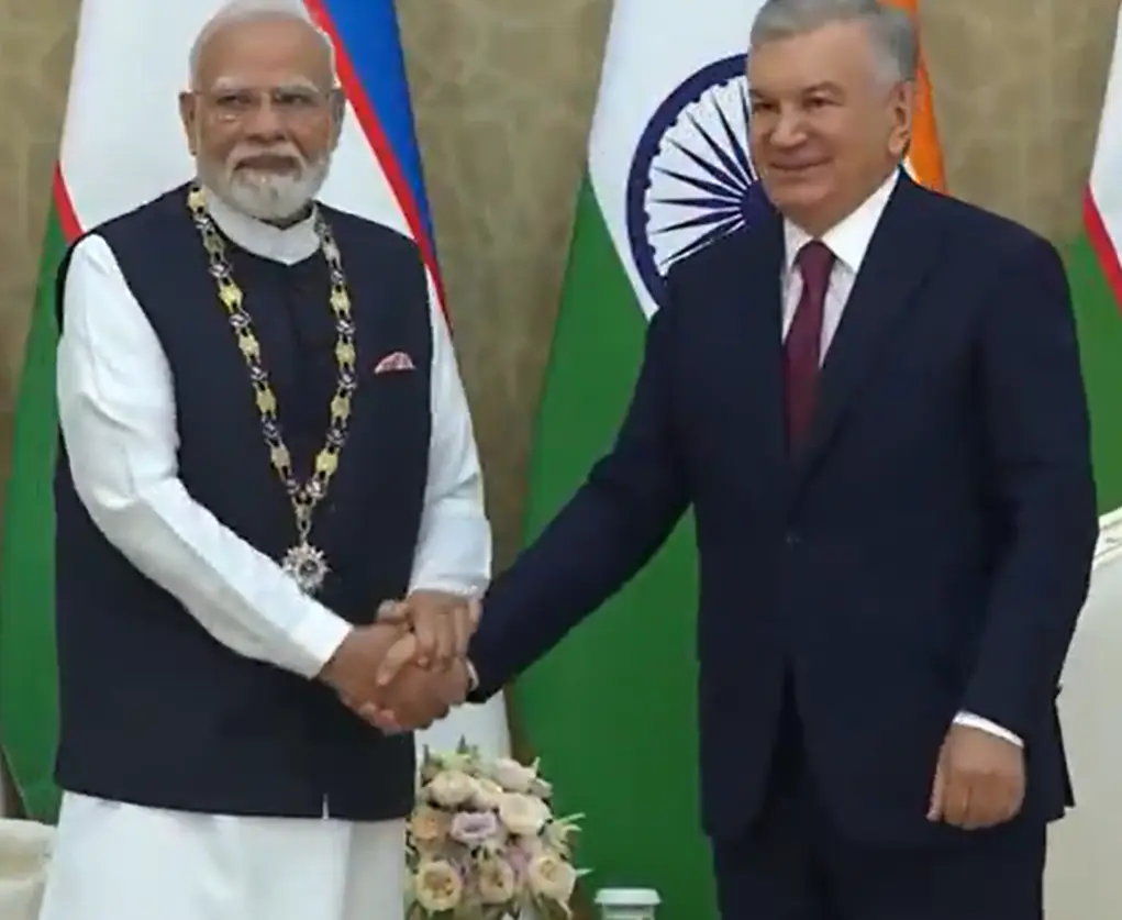 Order of 'Oliy Darajali Dustlik': PM Modi conferred with Uzbekistan's highest state of honour