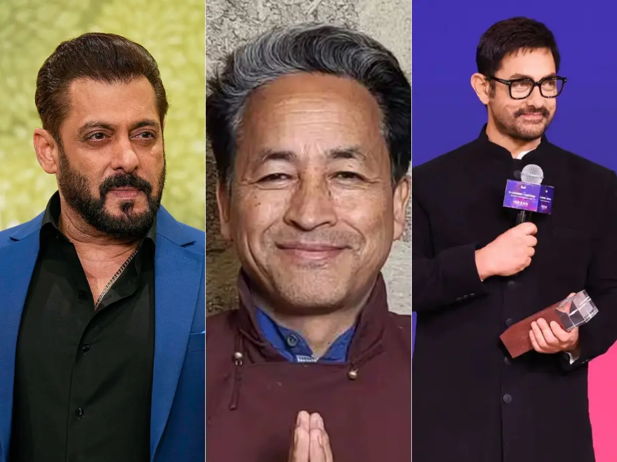 Sonam Wangchuk reacts to Aamir Khan and Salman Khan's viral remarks amid CJP protest
