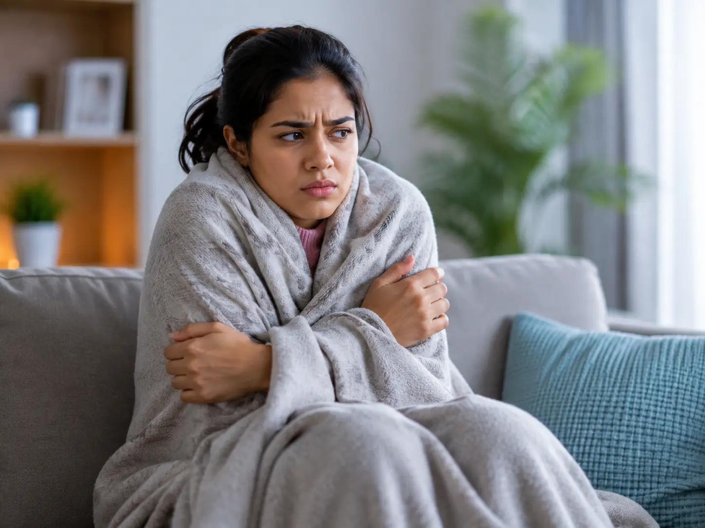 Why you feel cold even when the room is not cold