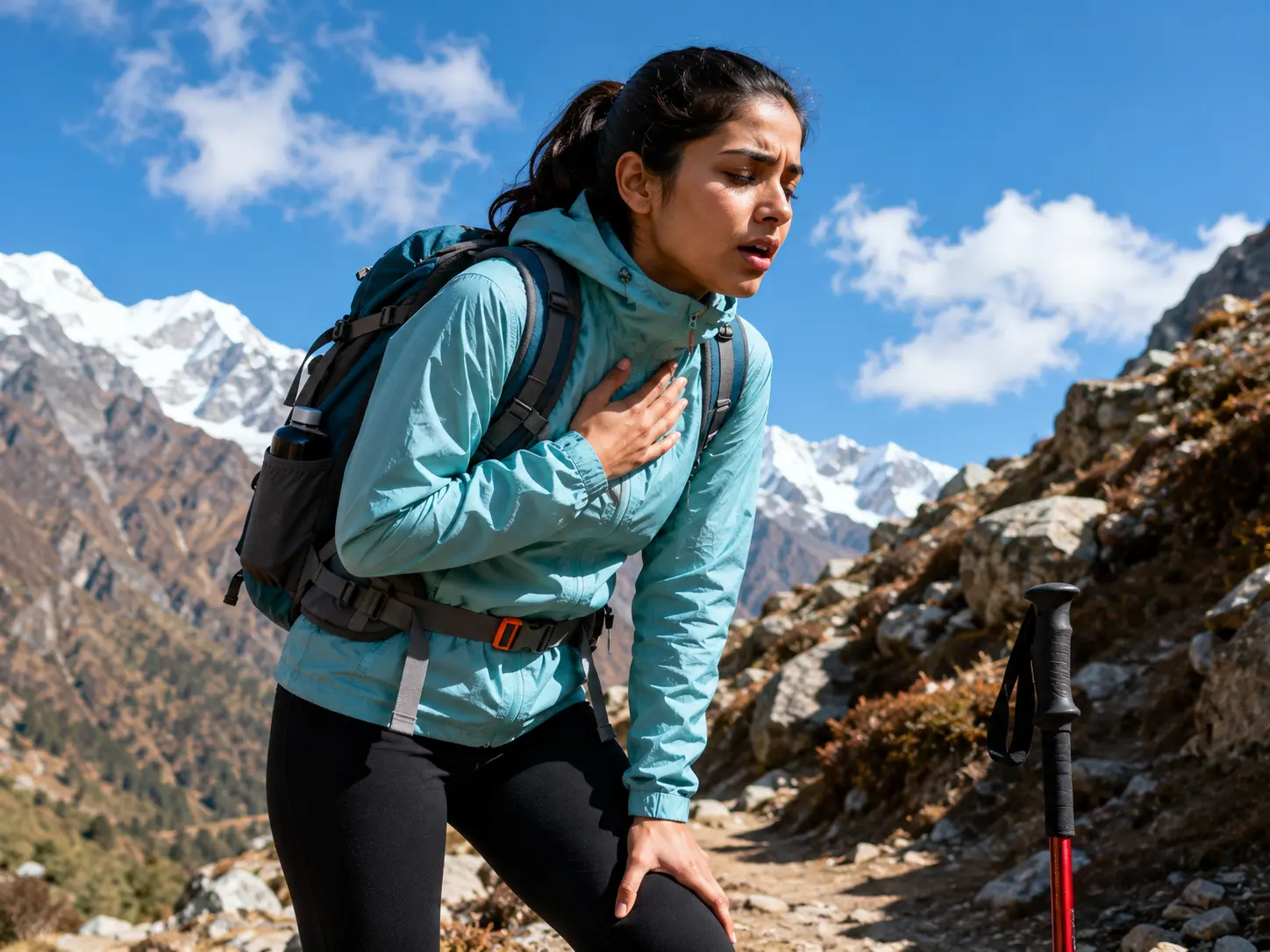 Why you may feel breathless during a mountain trek