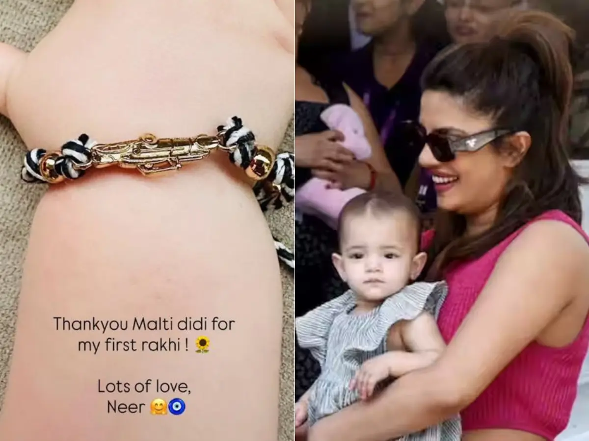 Parineeti Chopra shares adorable glimpse of son Neer's first Rakhi from Priyanka Chopra's daughter Malti Parineeti Chopra shares adorable glimpse of son Neer's first Rakhi from Priyanka Chopra's daughter Malti