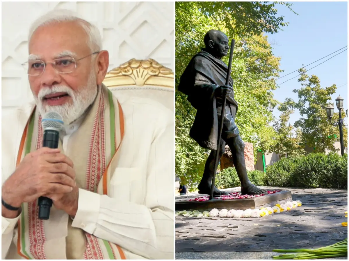 PM Modi interacts with students in Tashkent, pays floral tribute to Mahatma Gandhi in Bishkek ahead of SCO Summit