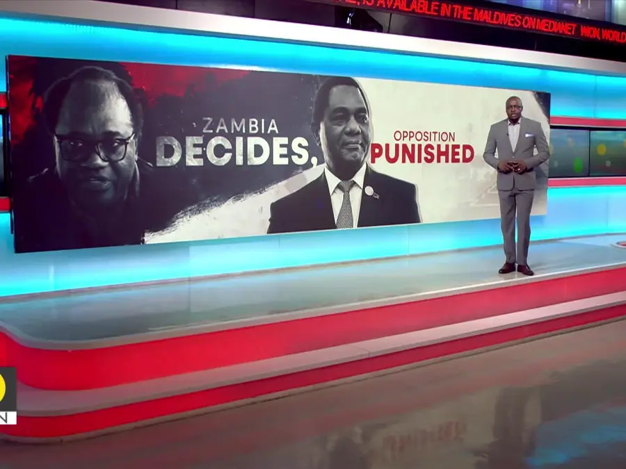 Zambia's Hakainde re-elected president as his challenger Mundubile is jailed on treason charges 