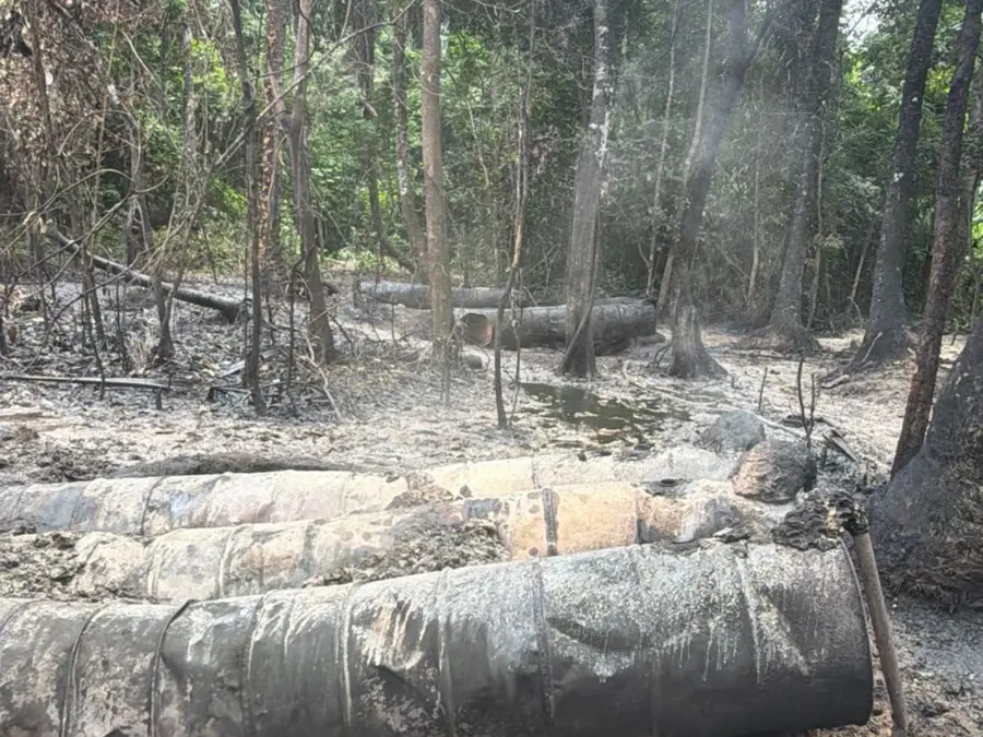 Nigerian Navy disrupts 2 illegal refining sites, recovers 34,000 litres of petroleum products in rivers