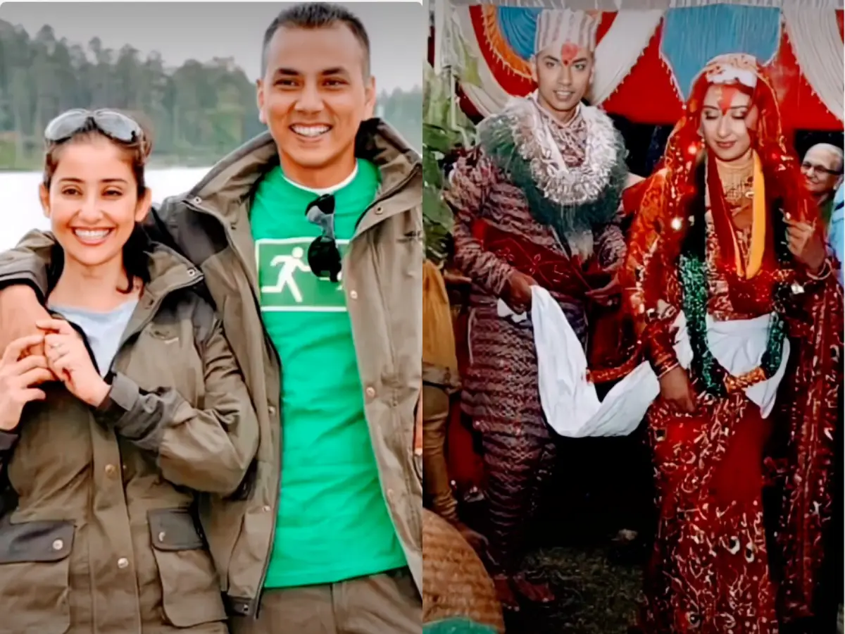 Manisha Koirala and Samrat Dahal