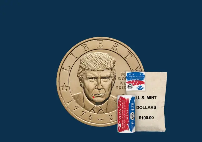 US Mint releases $1 coins featuring Donald Trump, priced up to $154.50