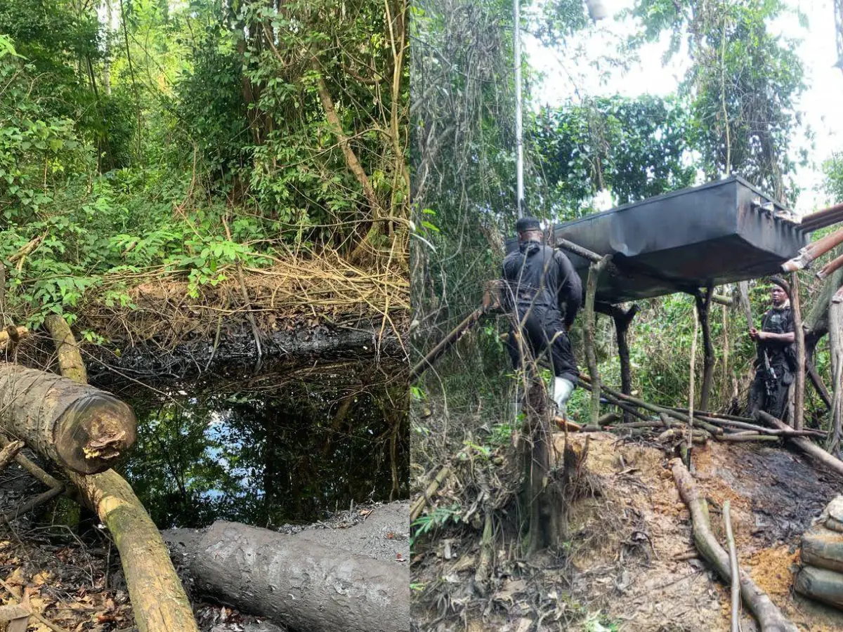 Nigerian Navy discovers 99,000 litres of suspected stolen, illegally refined products as it intensifies anti-crude oil theft operations
