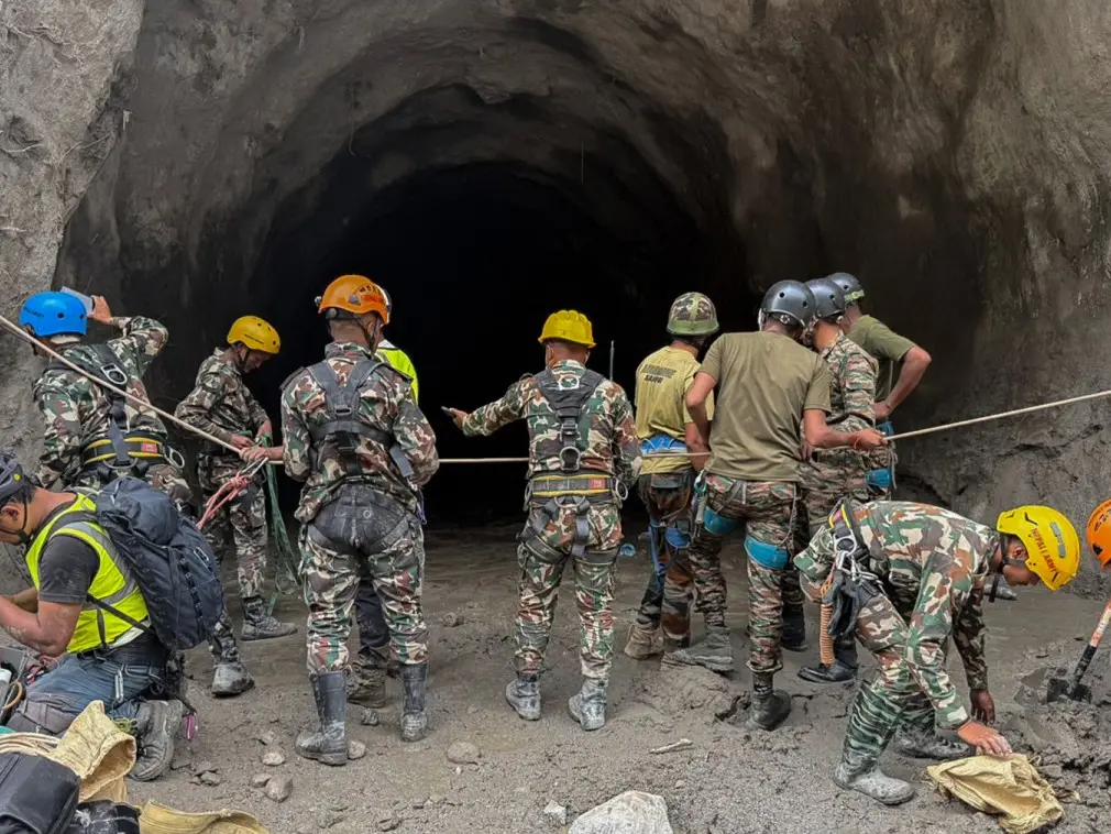 Voices heard after days underground: Hope mounts as rescuers reach trapped Nepal power plant workers Voices heard after days underground: Hope mounts as rescuers reach trapped Nepal power plant workers