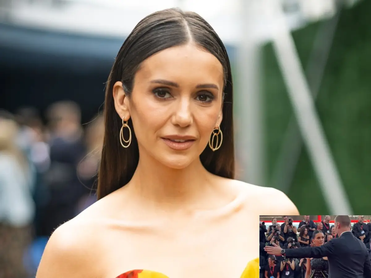 Nina Dobrev faces awkward red carpet moment at Venice Film Festival as viral video sparks debate Nina Dobrev faces awkward red carpet moment at Venice Film Festival as viral video sparks debate