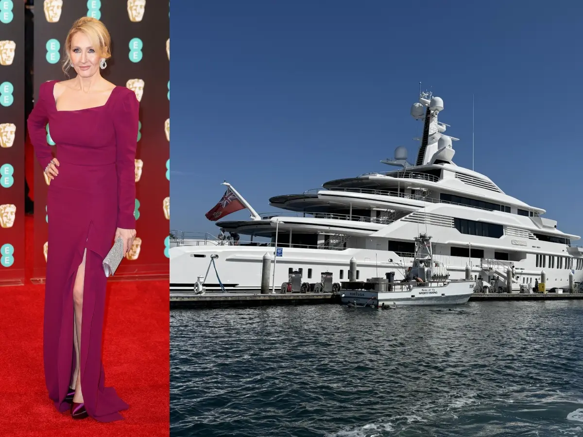 JK Rowling’s superyacht with hidden name sparks mystery after docking in Los Angeles