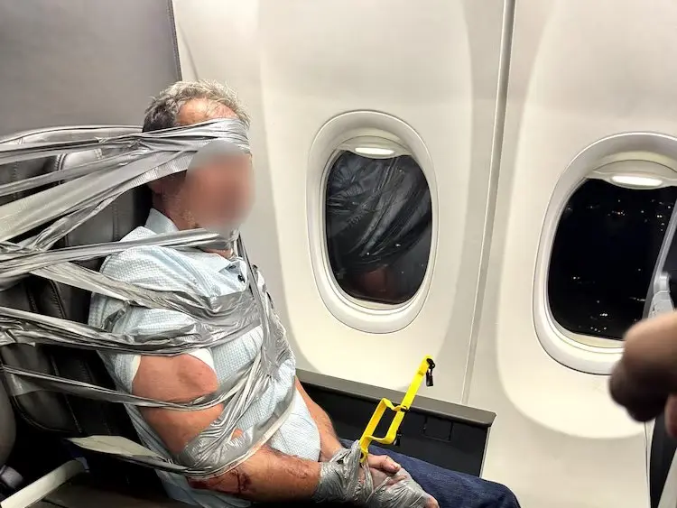 Duct taped to his seat: Violent passenger forces American Airlines flight to divert Duct taped to his seat: Violent passenger forces American Airlines flight to divert