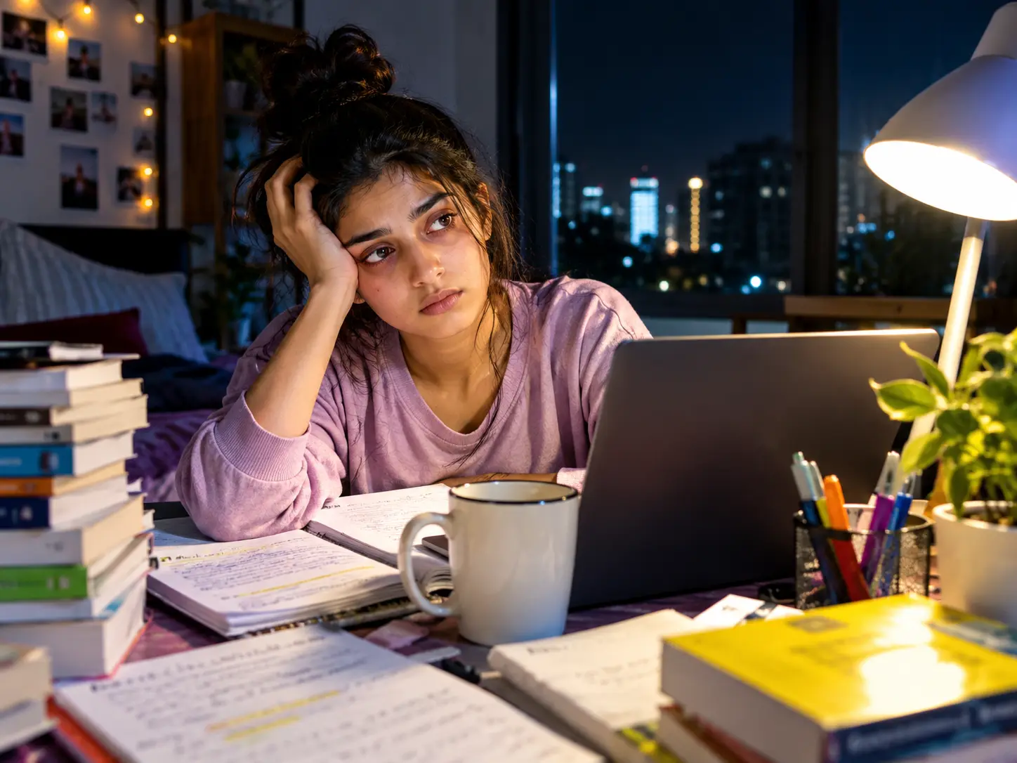 What happens to your body when you study all night?