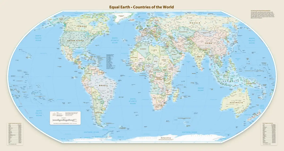 Putting 3D on 2D surface - Why is Africa's true size not shown on the world map?