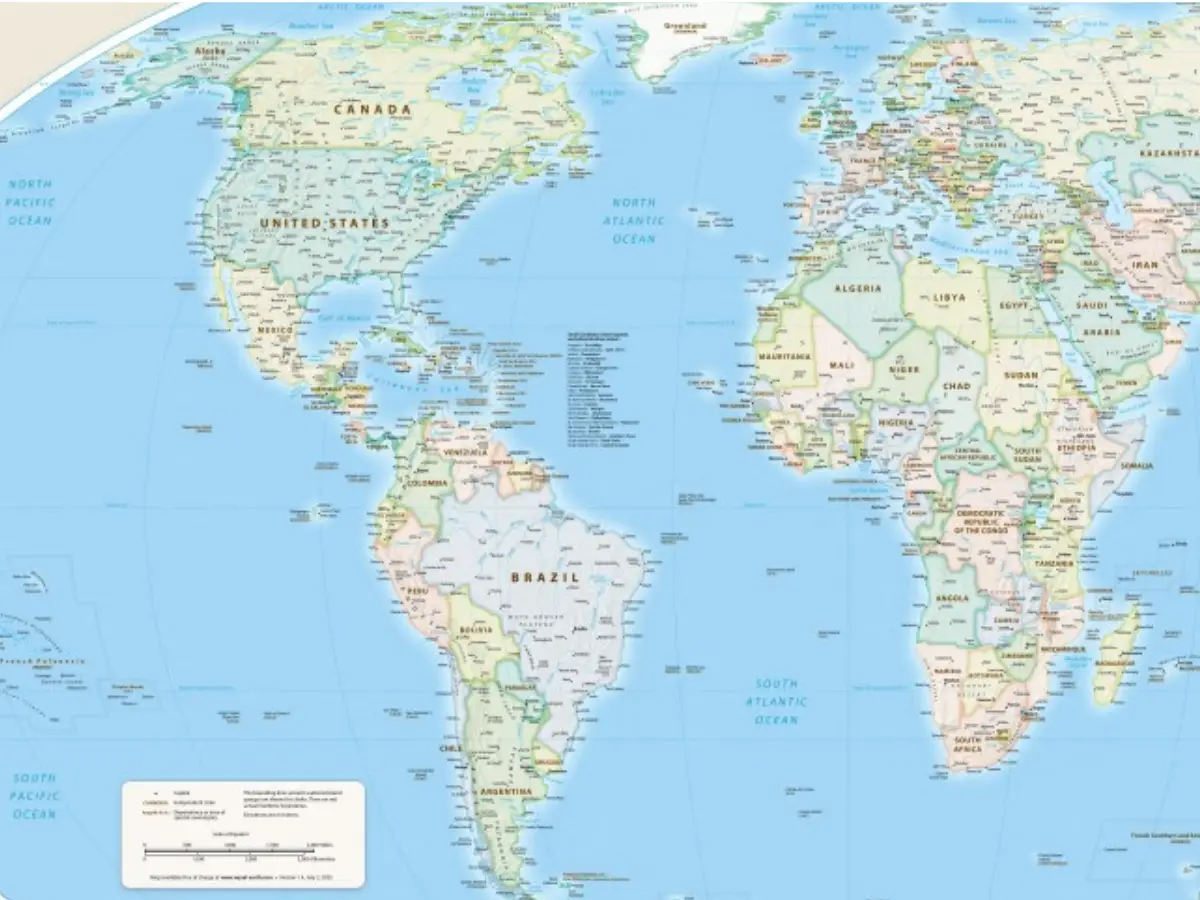 Putting 3D on 2D surface - Why is Africa's true size not shown on the world map? Putting 3D on 2D surface - Why is Africa's true size not shown on the world map?