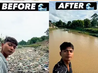 Indian student’s solo cleanup of Ajnar river earns global recognition and job offer from Netherlands Indian student’s solo cleanup of Ajnar river earns global recognition and job offer from Netherlands