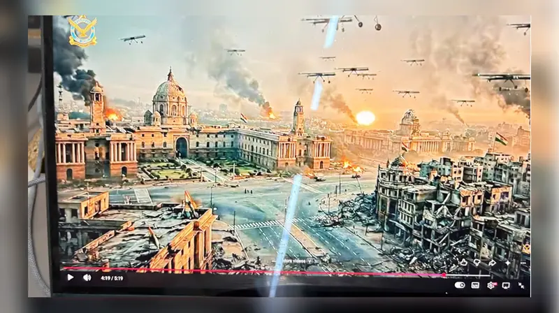 Pa(c)k of lies: Pakistan’s AI ‘victory’ video claims hits on 32 IAF bases, 8 aircraft, 2 S-400s and Indian Parliament Pa(c)k of lies: Pakistan’s AI ‘victory’ video claims hits on 32 IAF bases, 8 aircraft, 2 S-400s and Indian Parliament