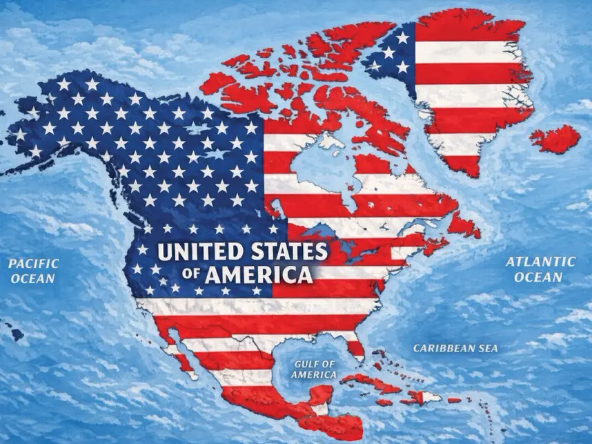 'He's f***ing insane': Trump posts explosive map showing US stretching across North America and Greenland, sparks outrage 'He's f***ing insane': Trump posts explosive map showing US stretching across North America and Greenland, sparks outrage